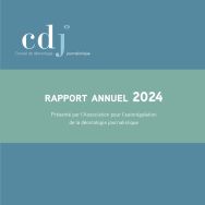 Couverture du rapport annuel du CDJ-AADJ pour l'année 2024