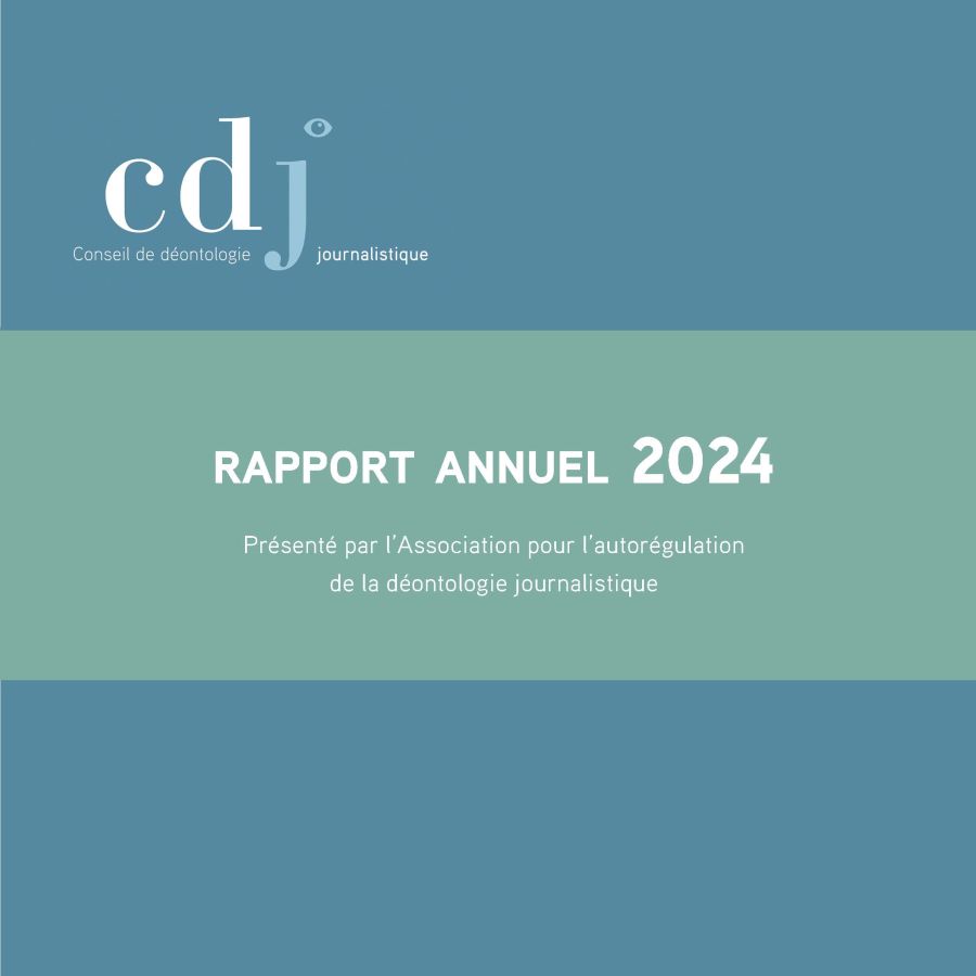 Couverture du rapport annuel du CDJ-AADJ pour l'année 2024